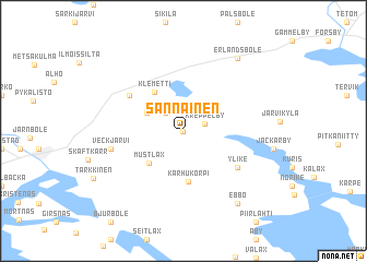 map of Sannainen