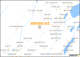 map of San Narciso