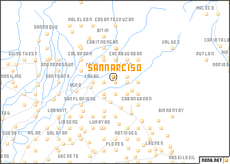 map of San Narciso