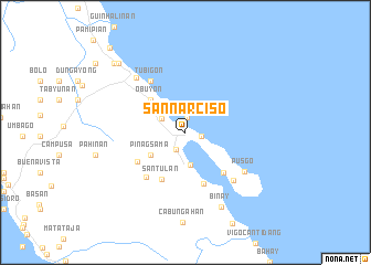 map of San Narciso