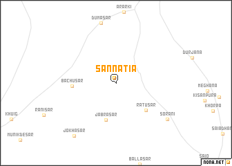 map of Sannatia