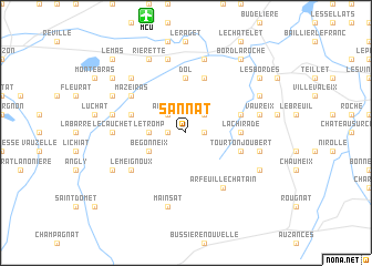 map of Sannat