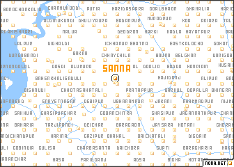 map of Sanna