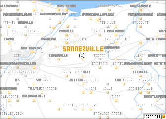 map of Sannerville