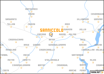 map of San Niccolo