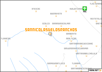 map of San Nicolás de los Ranchos