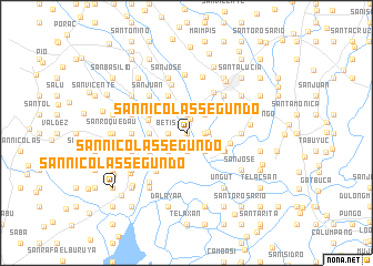 map of San Nicolas Segundo