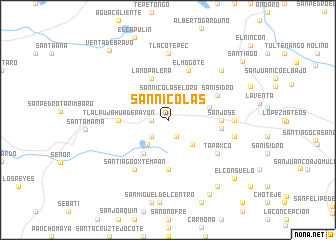 map of San Nicolás