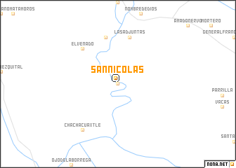 map of San Nicolas