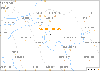 map of San Nicolás