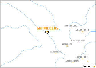 map of San Nicolas