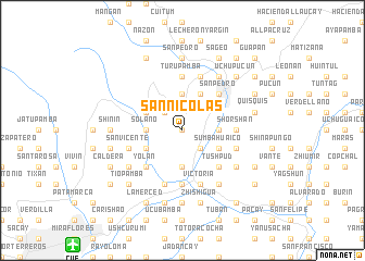 map of San Nicolás