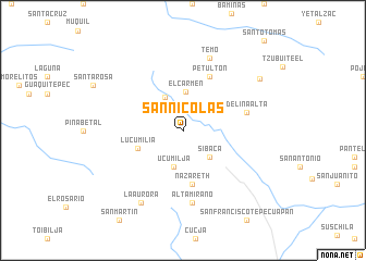 map of San Nicolás