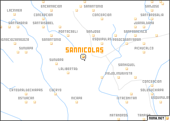 map of San Nicolás