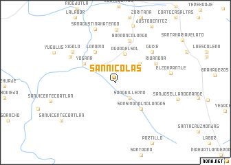 map of San Nicolás