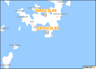 map of San Nicolas