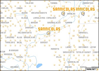 San Nicolas Pangasinan Map San Nicolas (Philippines) Map - Nona.net