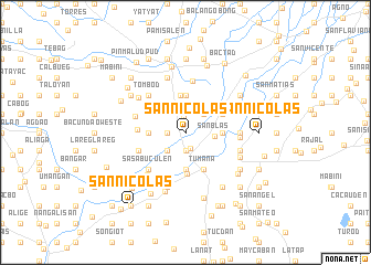 San Nicolas Pangasinan Map San Nicolas (Philippines) Map - Nona.net