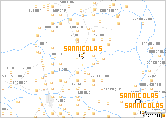 map of San Nicolas