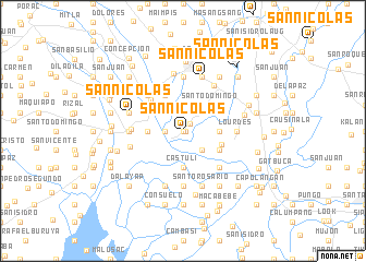 map of San Nicolas