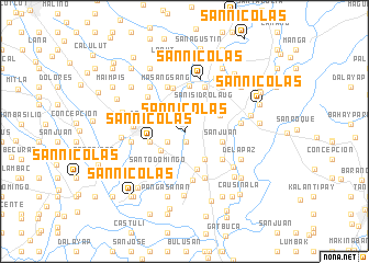 map of San Nicolas