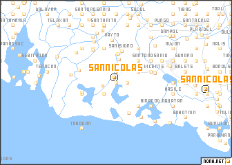 map of San Nicolas