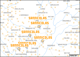 map of San Nicolas