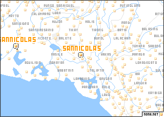 map of San Nicolas