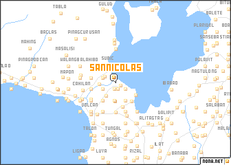 San Nicolas Manila Map San Nicolas (Philippines) Map - Nona.net