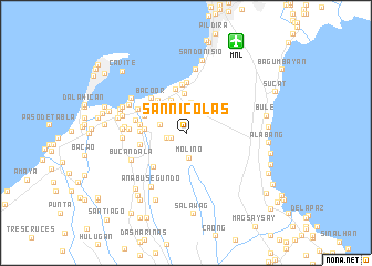 map of San Nicolas