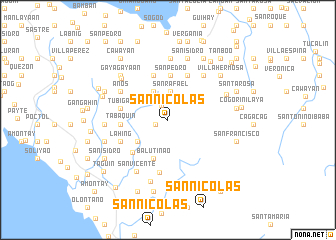 map of San Nicolas