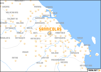 map of San Nicolas