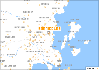 map of San Nicolas