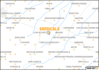 map of San Nicolò