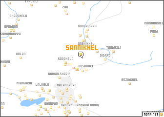 map of Sanni Khel