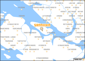 map of Sannikhin