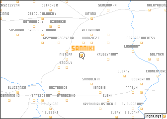 map of Sanniki