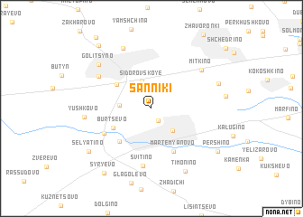 map of Sanniki