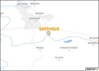 map of Sannikovo