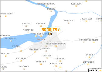 map of Sannitsy