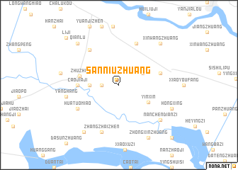 map of Sanniuzhuang