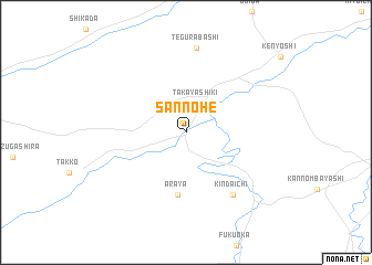map of Sannohe