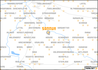 map of Sannum