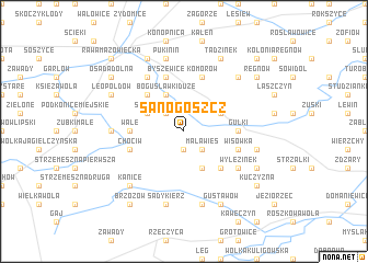 map of Sanogoszcz