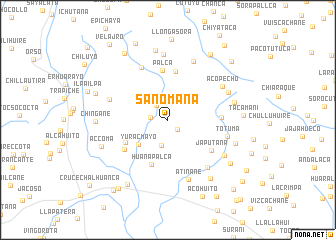 map of Sanomaña