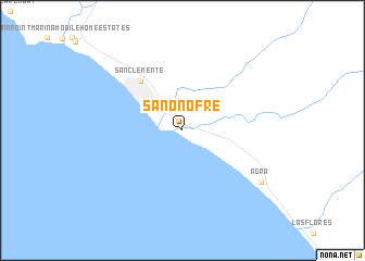 map of San Onofre