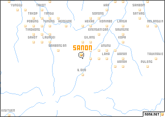 map of Sanon