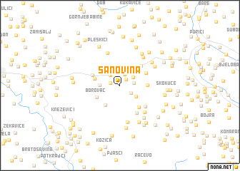 map of Šanovina