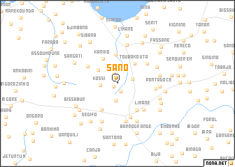 map of Sano