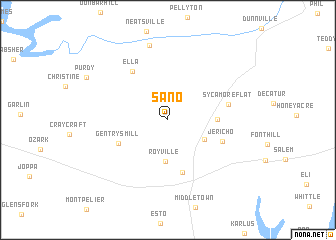map of Sano